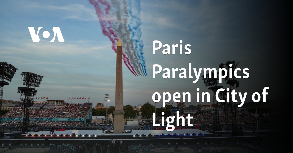 Paris Paralympics open in City of Light