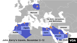 John Kerry's travels, November 2–12