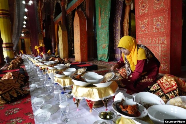 Persiapan acara Makan Bajamba di Sumatra Utara (dok: William Wongso)