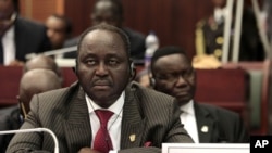 Le President Centrafricain Francois Bozize, June 30, 2011.