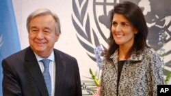 "Todo lo que funcione, lo vamos a mejorar; lo que no funcione, vamos a tratar de arreglarlo, y cualquier cosa que parezca obsoleta o no necesaria, vamos a acabar con ella", aseguró Nikki Haley.