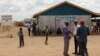 Residents of Kenya’s Kakuma Refugee Camp wait to attend VOA recording as audience members in November 2018.