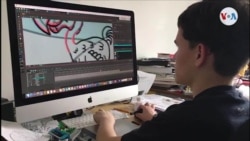 Joven autodidacta crea animaciones profesionales