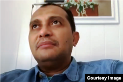 Wamenkumham RI, Edward Omar Syarif Hiariej (Nurhadi/VOA)