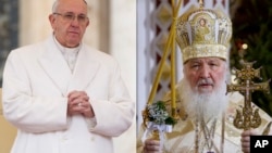 Papa Franja i patrijarh Ruske pravoslavne crkve Kiril