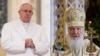 Đức Giáo Hoàng và Giáo trưởng Giáo hội Cơ đốc giáo chính thống Nga Patriarch Kirill.