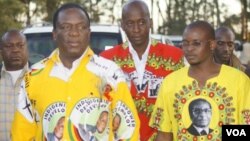 Vice President Emmerson Mnangagwa campaigning for Harare East Zanu PF candidate, Terrence Mukupe.