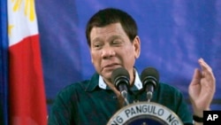 로드리고 두테르테 필리핀 대통령.