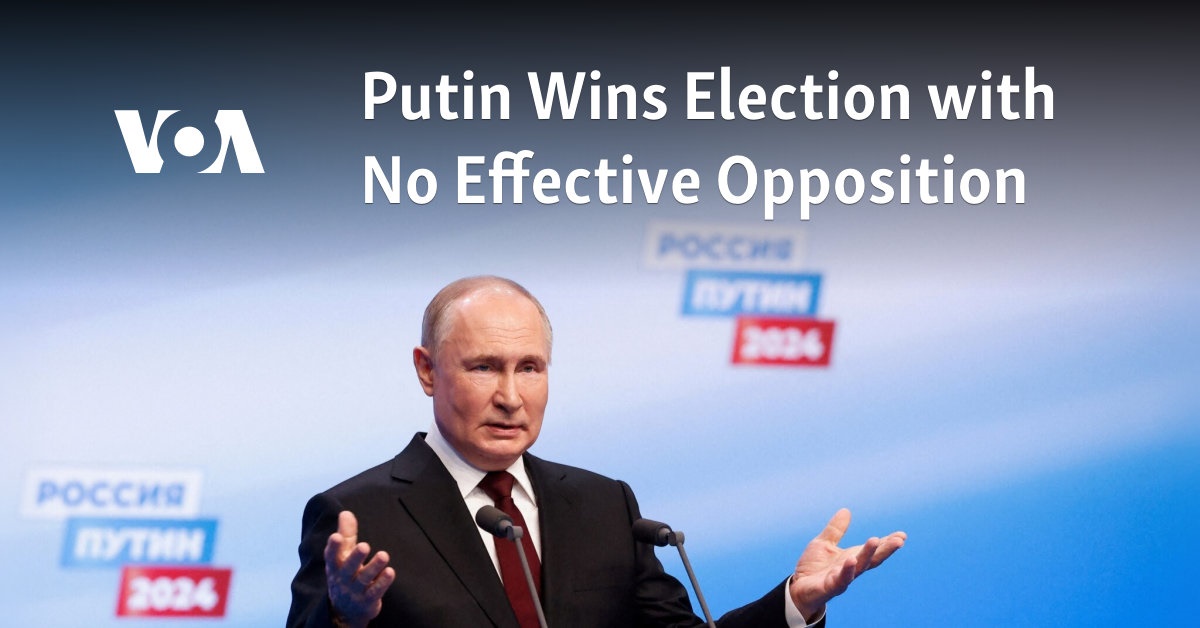 Putin Wins Election with No Effective Opposition