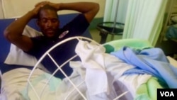 Kenneth Tachiona says he is now disabled. (Taurai Shava)