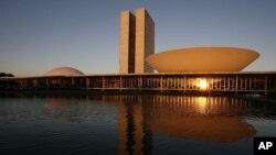 Brasília - Capital do Brasil com a emblemática obra arquitectural de Oscar Niemeyer morto em Dezembro deste ano