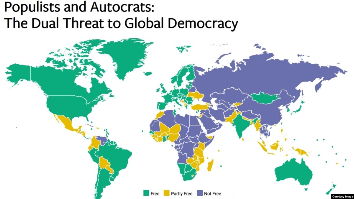 Survey Global Freedom Drops For 11th Year As Populism Autocracy Rise