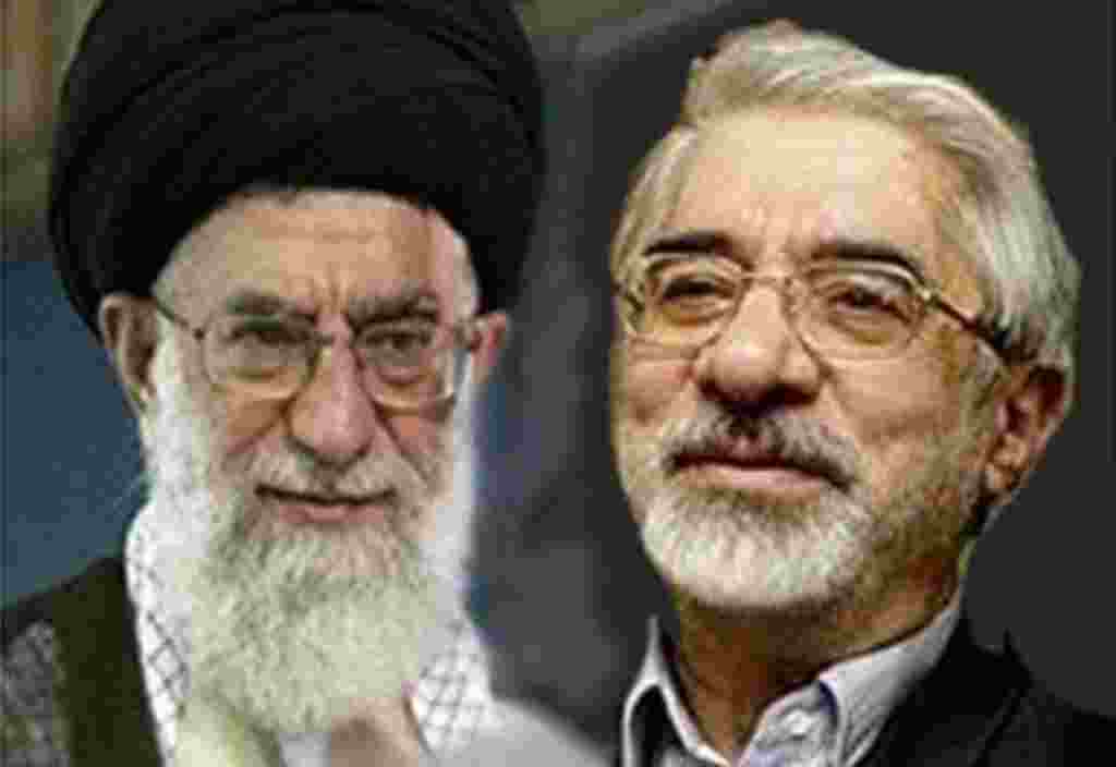 Mehdi Karroubi and Mir Hossein Mousavi