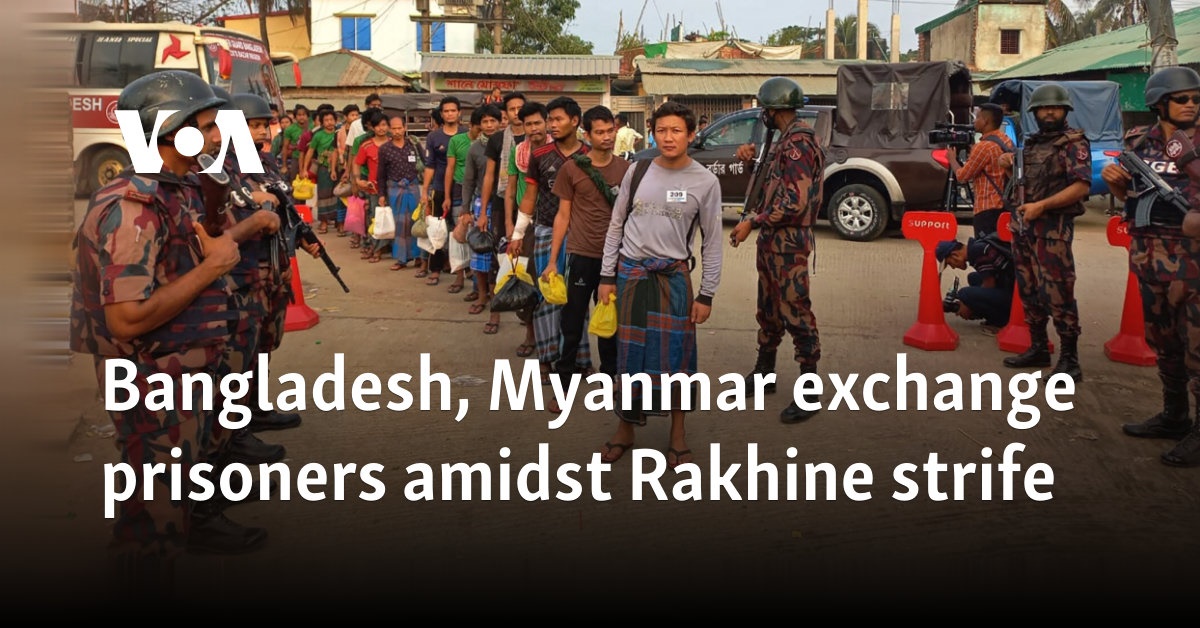 Bangladesh, Myanmar exchange prisoners amidst Rakhine strife