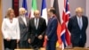 دیدار وزیر خارجه ایران با رئیس سیاست خارجی اتحادیه اروپا و همتایان بریتانیایی، فرانسوی و آلمانی خود در بروکسل - ۱۵ مه ۲۰۱۸
