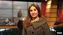 Vian Dakhil is the only Yazidi member of the Iraqi Parliament. She has been working to help tens of thousands of other Yazidis who are trapped in areas overrun by the Islamic State militants or who have fled the militants. She visited VOA's Kurdish Service, Dec. 11, 2014.