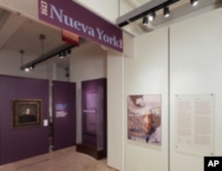The Nueva York exhibit explores the roots of Latino influence on the city.