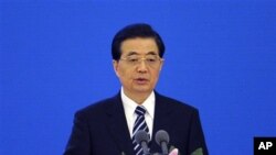 ທ່ານ Hu Jintao ປະທານປະເທດຈີນ