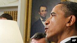 President Barack Obama meets with Jordan's King Abdullah II in the Oval Office at the White House in Washington, May 17, 2011.