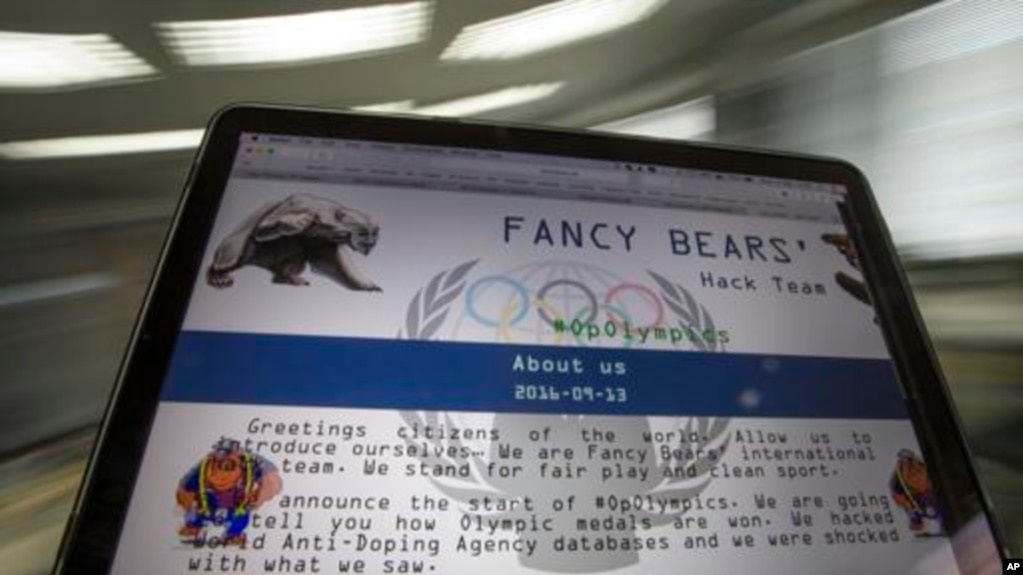 Tin tặc Nga Fancy Bears tấn công các vận động viên thể dục thể thao nổi tiếng của Mỹ.