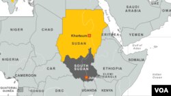 Sudan - South Sudan map