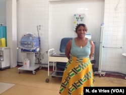 Nyama Kamara, dialysis consultant, stands inside dialysis unit not yet functioning, Freetown, Sierra Leone, Aug. 27, 2016.