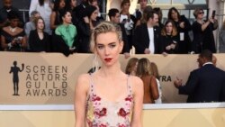 Vanessa Kirby di Screen Actors Guild Awards tahunan ke-24 di Shrine Auditorium & Expo Hall, di Los Angeles, 21 Januari 2018. (Foto:Jordan Strauss / Invision / AP)