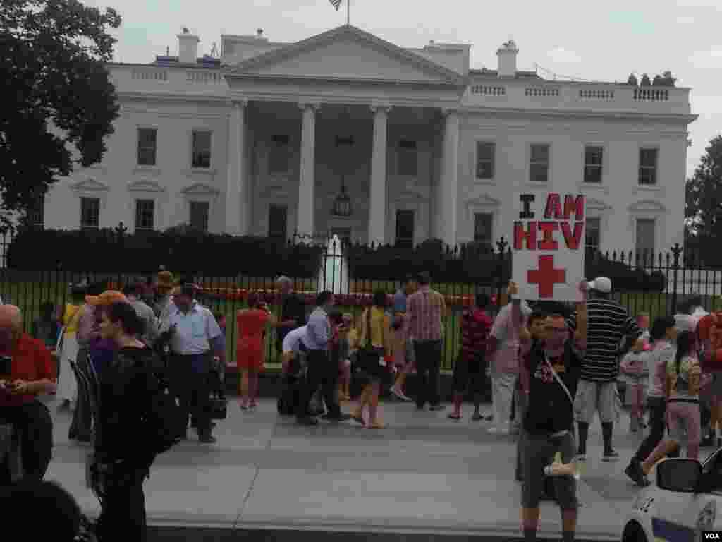 Протесты у Белого Дома. Вашингтон, Округ Колумбия