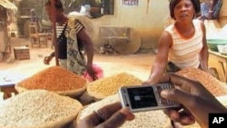 Developing world farmers receive tips on improving crop yields by watching how-to videos on their mobile phones.