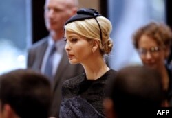 FILE - Ivanka Trump, the daughter of US President Donald Trump, attends a press conference at the President's Residence in Jerusalem, May 22, 2017.