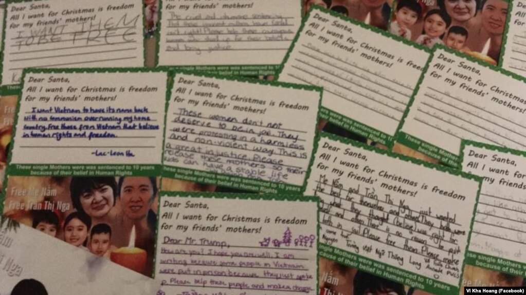 Nhóm trẻ em Mỹ gốc Việt xin Tổng thống Donald Trump giúp đưa mẹ về cho các bạn đồng trang lứa tại Việt Nam.