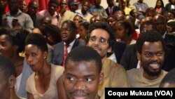 Les militants pro-démocratie angolais lors d'une audience au tribunal de Luanda, le 16 novembre 2015.