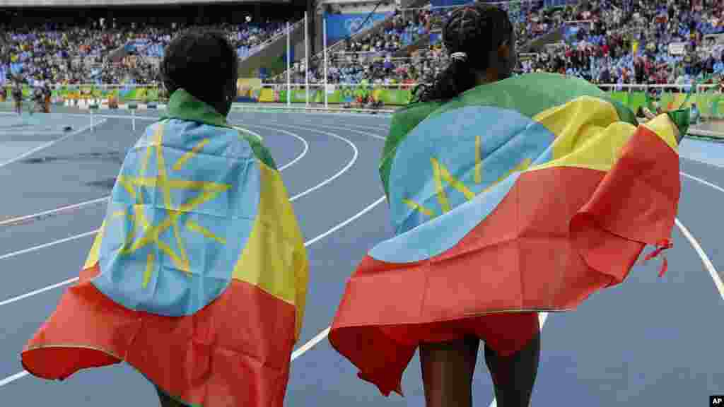 ወርቂ መዳልያ ኢትዮጵያ ብኣትለት ኣልማዝ ኣያነ ተመሲሱ