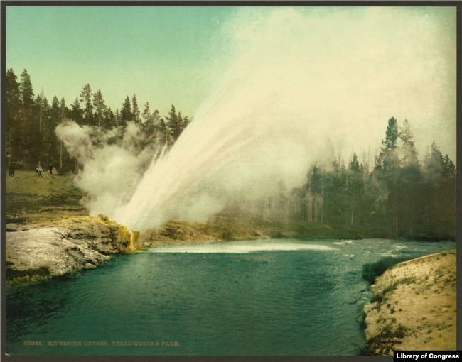 Riverside Geyser, Yellowstone Park