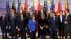 Lideri Zapadnog Balkana sa predsednicima Francuske i Nemačke posle neformalnog sastanka u Berlinu, 29. aprila 2019. (Foto: AP/Michael Sohn)