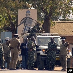 Des policiers à Lilongwe