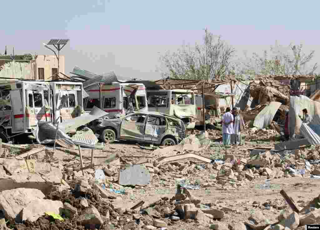 Əfqanıstanın Zabul vilayətinin paytaxtı Qalatda maşın bomba hücumu.&nbsp;
