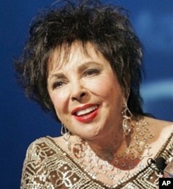 Elizabeth Taylor at a 2007 charity benefit in Santa Monica, California