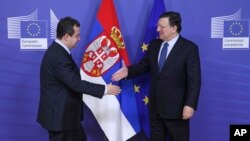 Premijer Srbije Ivica Dačić i predsednik Evropske komisije Žoze Manuel Barozo