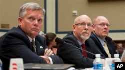 Witnesses at US Congressional hearing into Benghazi attack, May 8, 2013.