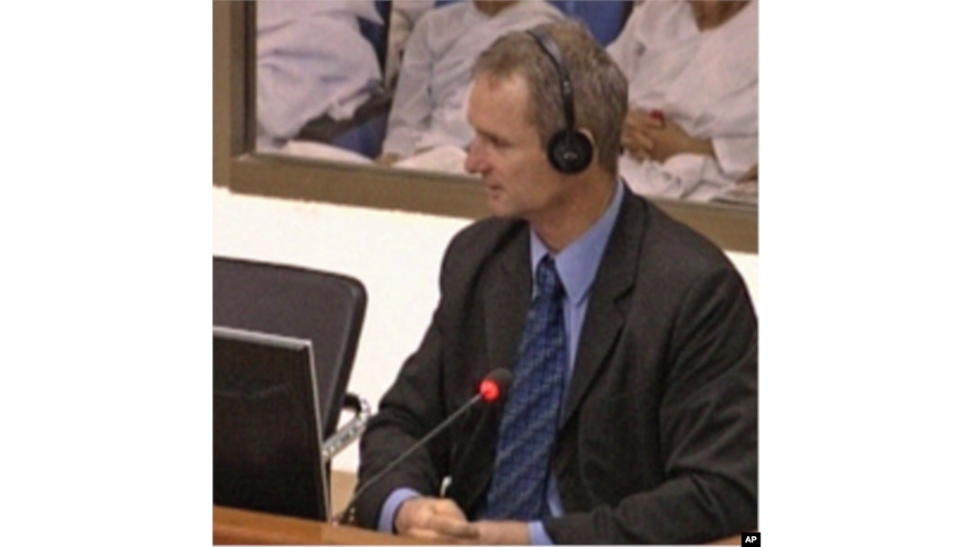 Rob Hamill, testifying in 2009 at the trial of the Khmer Rouge's "Duch."