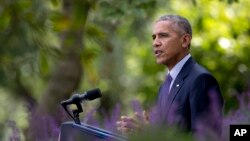 Tổng thống Barack Obama hoan nghênh Hiệp định Paris về biến đổi khí hậu sẽ có hiệu lực về mặt pháp lý vào ngày 4/11.