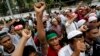 မလေးရှား ဘာသာရေးနဲ့လူမှုအသင်းများ မလေးရှားမြန်မာသံရုံးရှေ့ ရခိုင်အရေး ဆန္ဒပြ