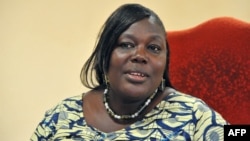 Le procureur du Burkina Faso, Maïza Sérémé, au Palais de la Justice à Ouagadougou, le 27 janvier 2016