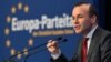 FILE - Manfred Weber, member of the CSU party and top candidate of the European People's Party (EPP) for the European elections speaks at a CSU party congress in Nuremberg, Germany, March 30, 2019. 