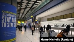 Ikibuga c'Indege Heathrow kiri i Londres mu Bwongereza