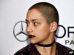 Student activist Emma Gonzalez attends the Glamour Women of the Year Awards at Spring Studios in New York, Nov. 12, 2018.