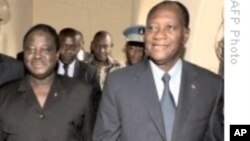 Les opposants Henri Konan Bédié et Alassane Ouattara