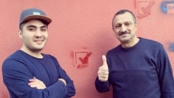 Tofiq Yaqublu və Mehman Hüseynov (Foto Mehman Hüseynovun səhifəsaindədir)