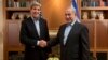 U.S. Secretary of State John Kerry, left, shakes hands with Israeli Prime Minister Benjamin Netanyahu during their meeting in Jerusalem, on Thursday, June 27, 2013. Kerry is in Israel for the fifth time in three months, to make further efforts to resume 